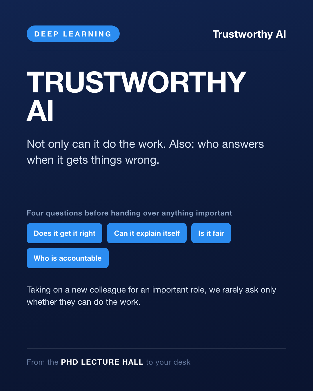 Card Day 29 — Trustworthy AI