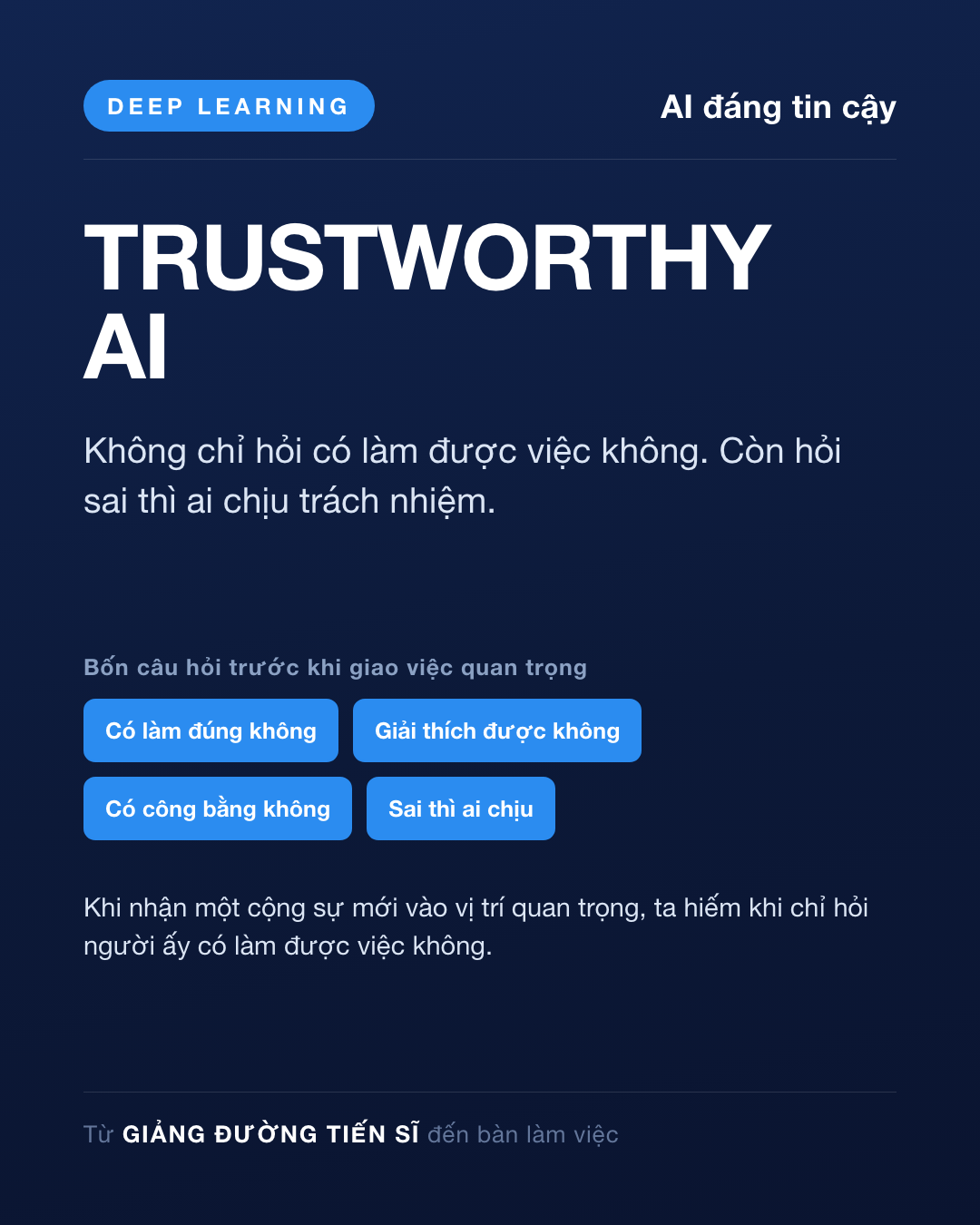 Thẻ Ngày 29 — AI đáng tin cậy