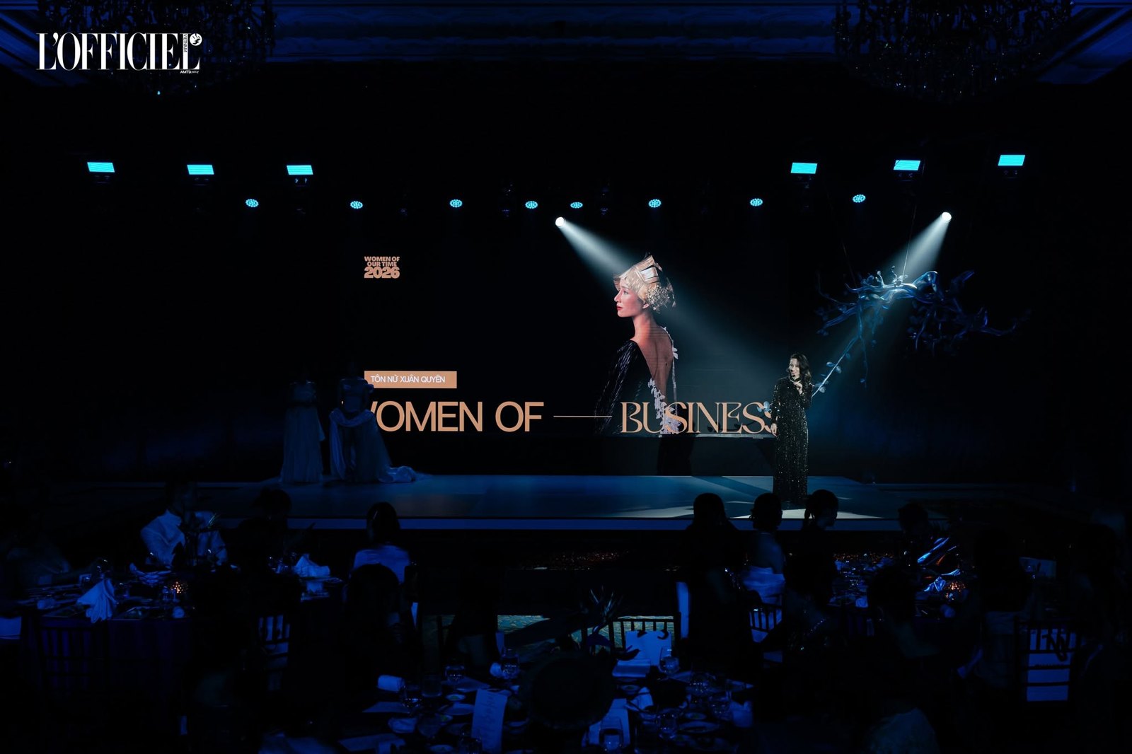 Ton Nu Xuan Quyen speaking at L'Officiel Women of Our Time 2026